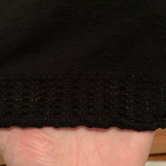 Eileen Fisher Light Viscose Boxy Knit Detail Top L - Picture 2 of 8